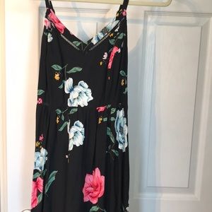 Old Navy black midi dress